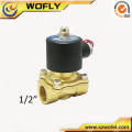 Electroválvula de 1/2 &quot;npt aceite / aire / agua 12v n / c